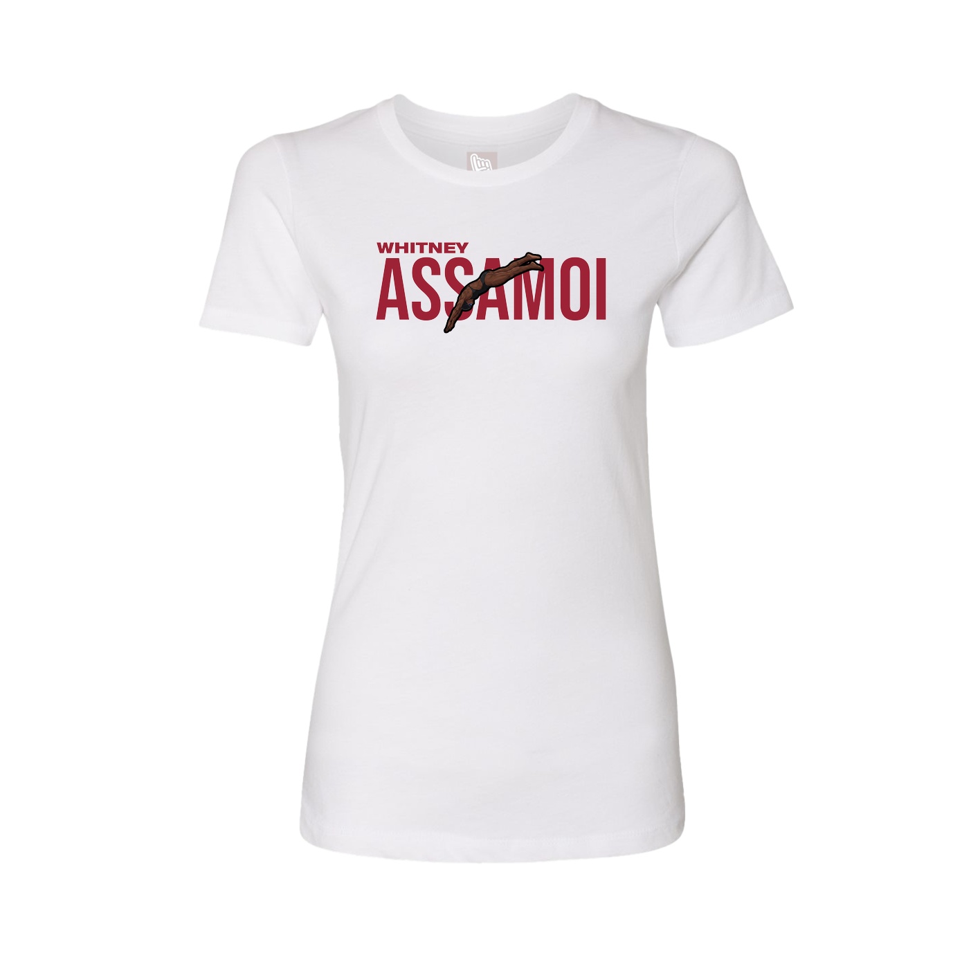 Womens Tee — Player Name in White