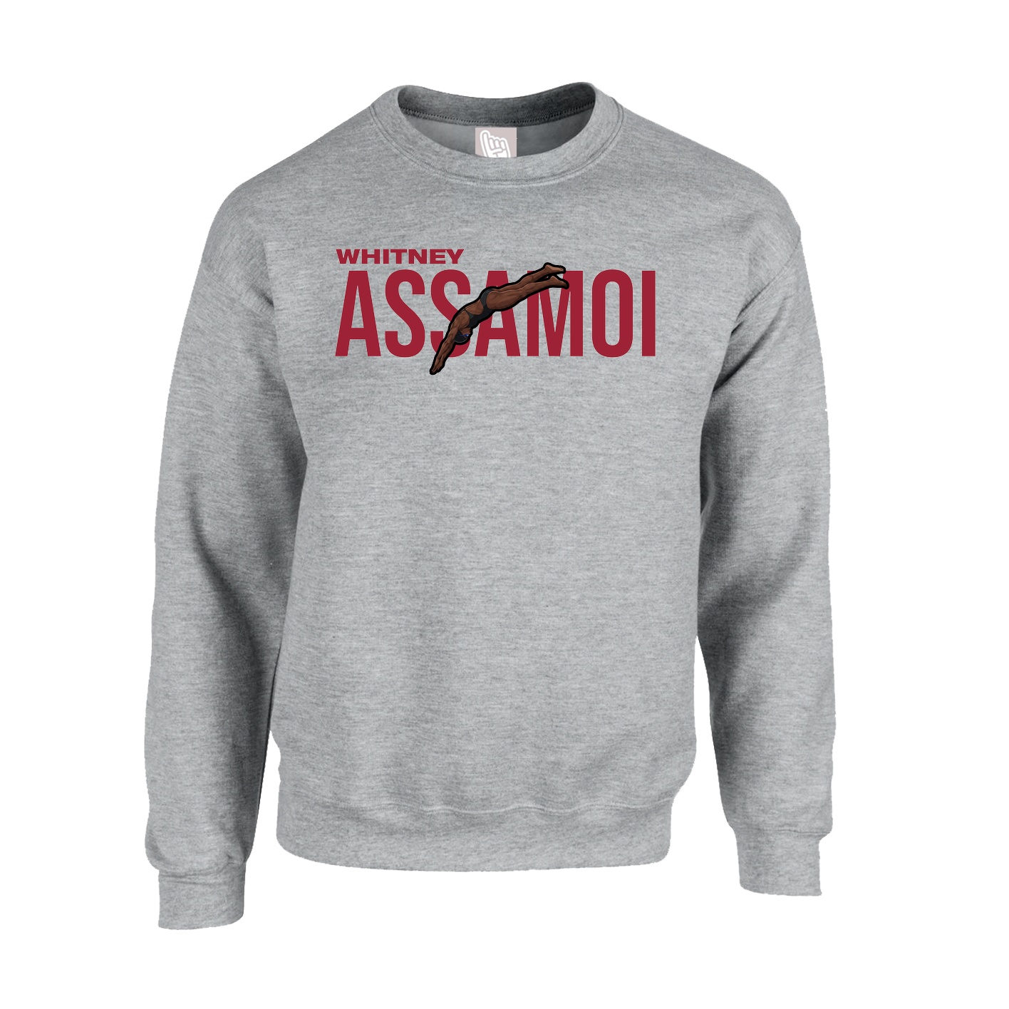 Fleece Crew — Player Name in Grey
