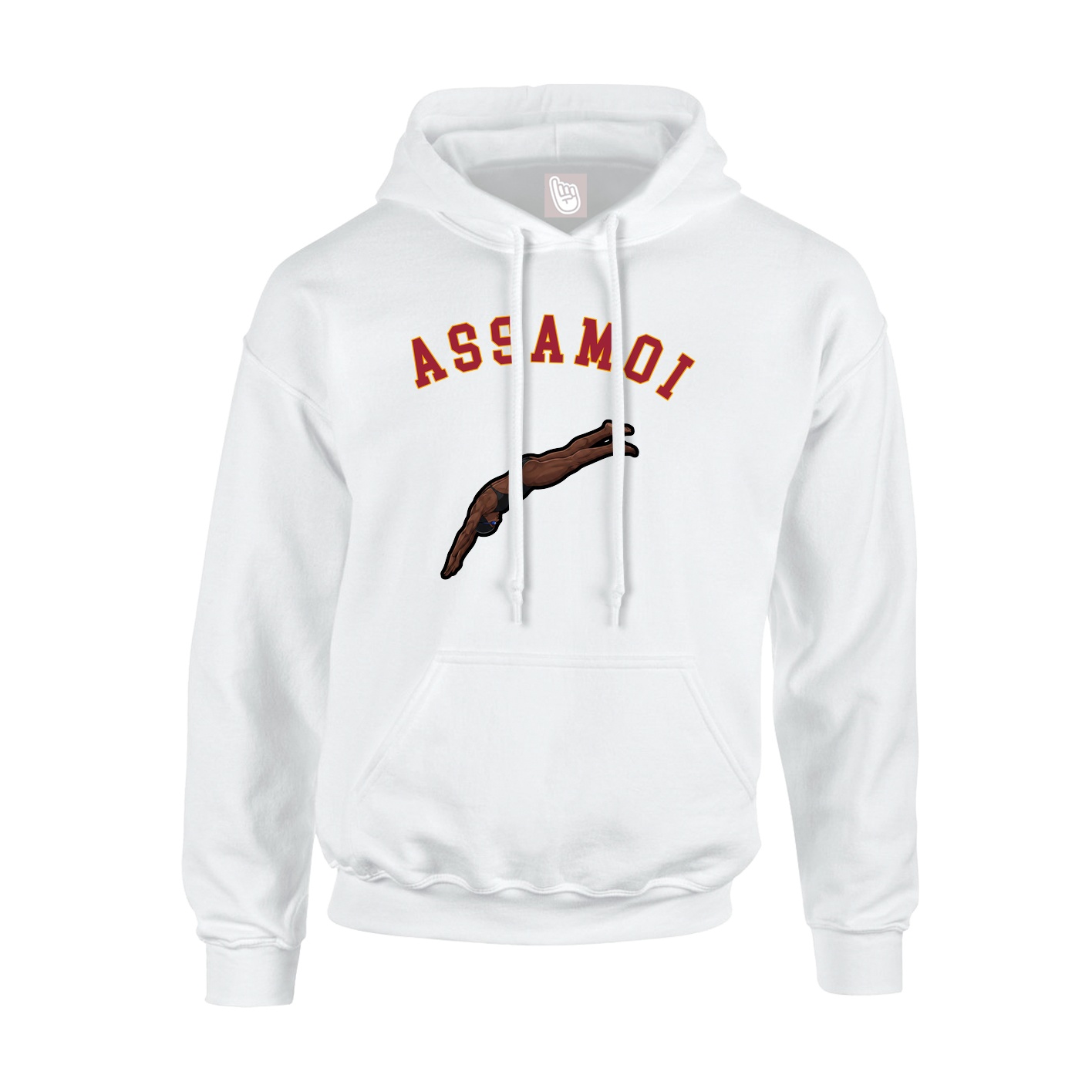 Hoodie — Shirsey Arch in White