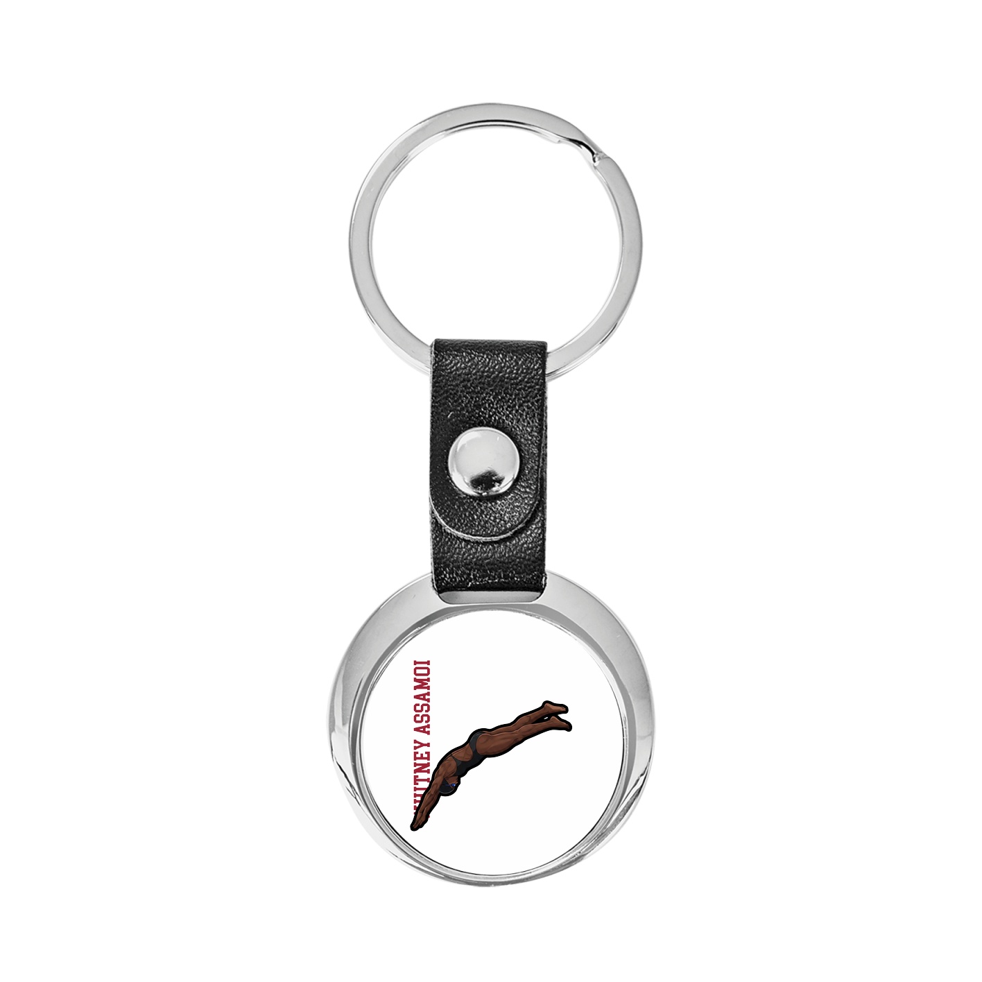 Key Chain — Name Vertical in Classic