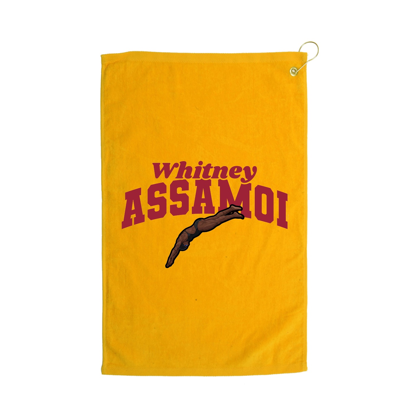 Golf Towel — Signature Arch in Gold