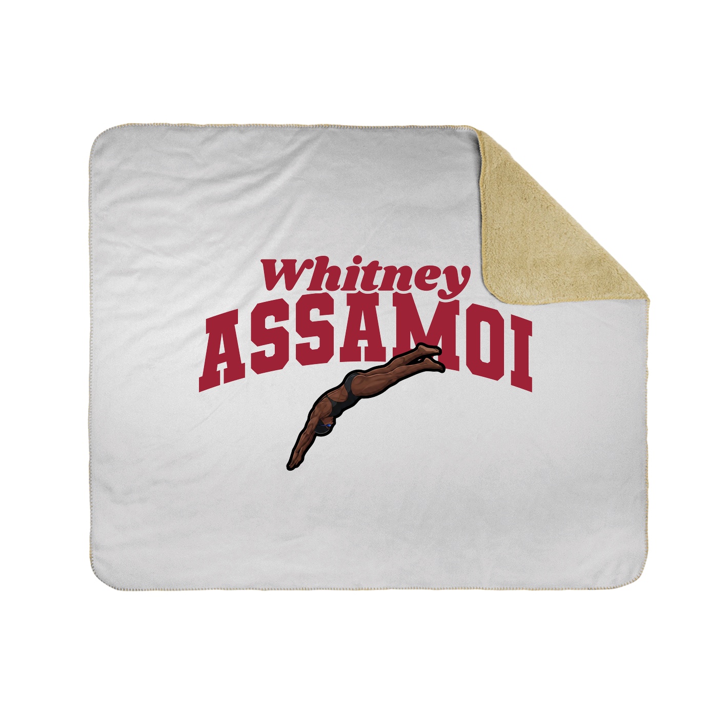 Throw Blanket — Signature Arch in White