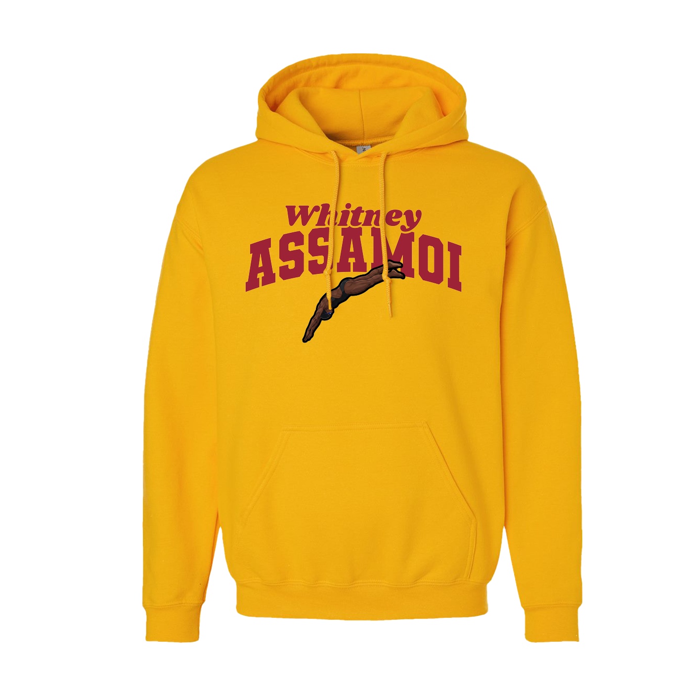 Hoodie — Signature Arch in Gold