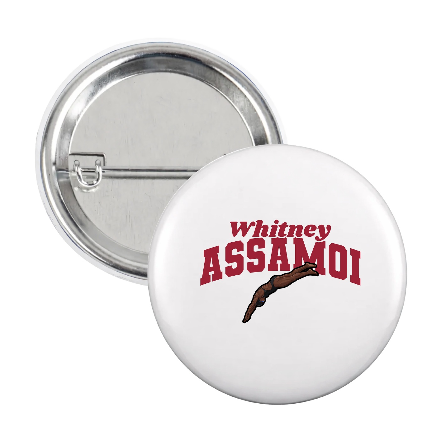Game Day Button — Signature Arch in White