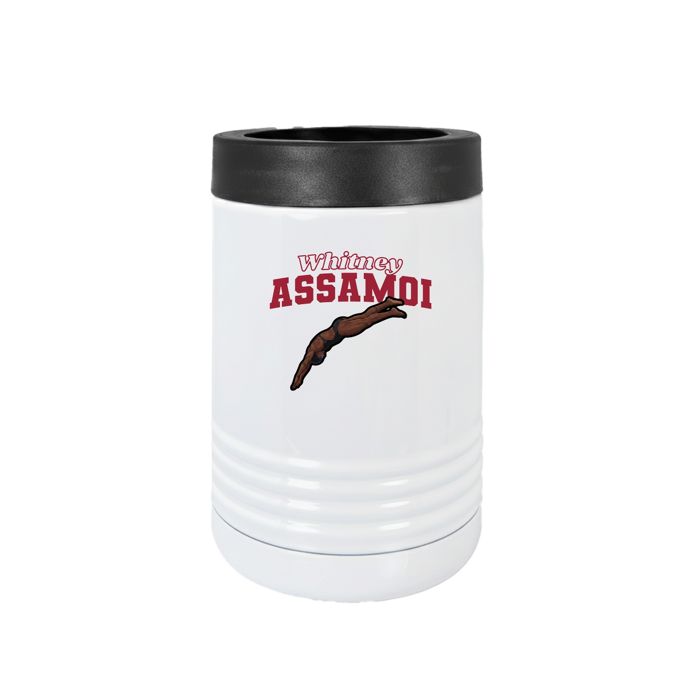 Beverage Holder — Name Arch in White