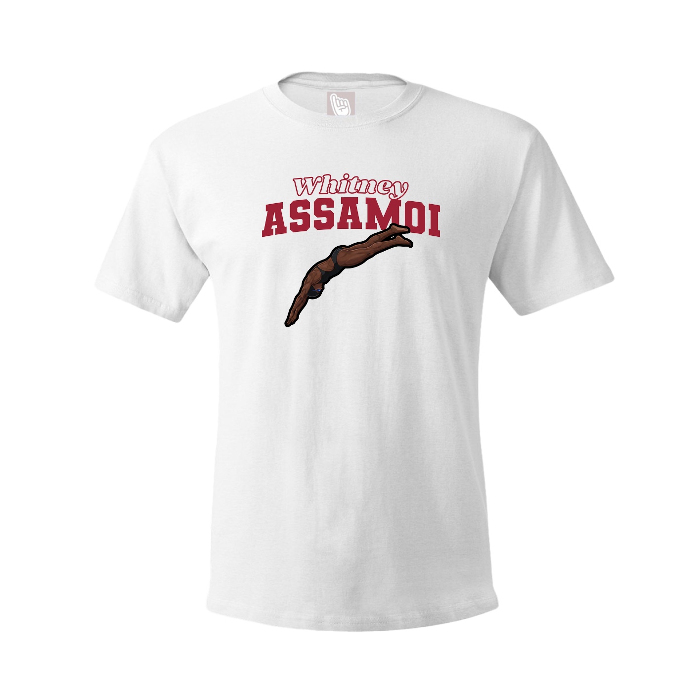 Tee — Name Arch in White