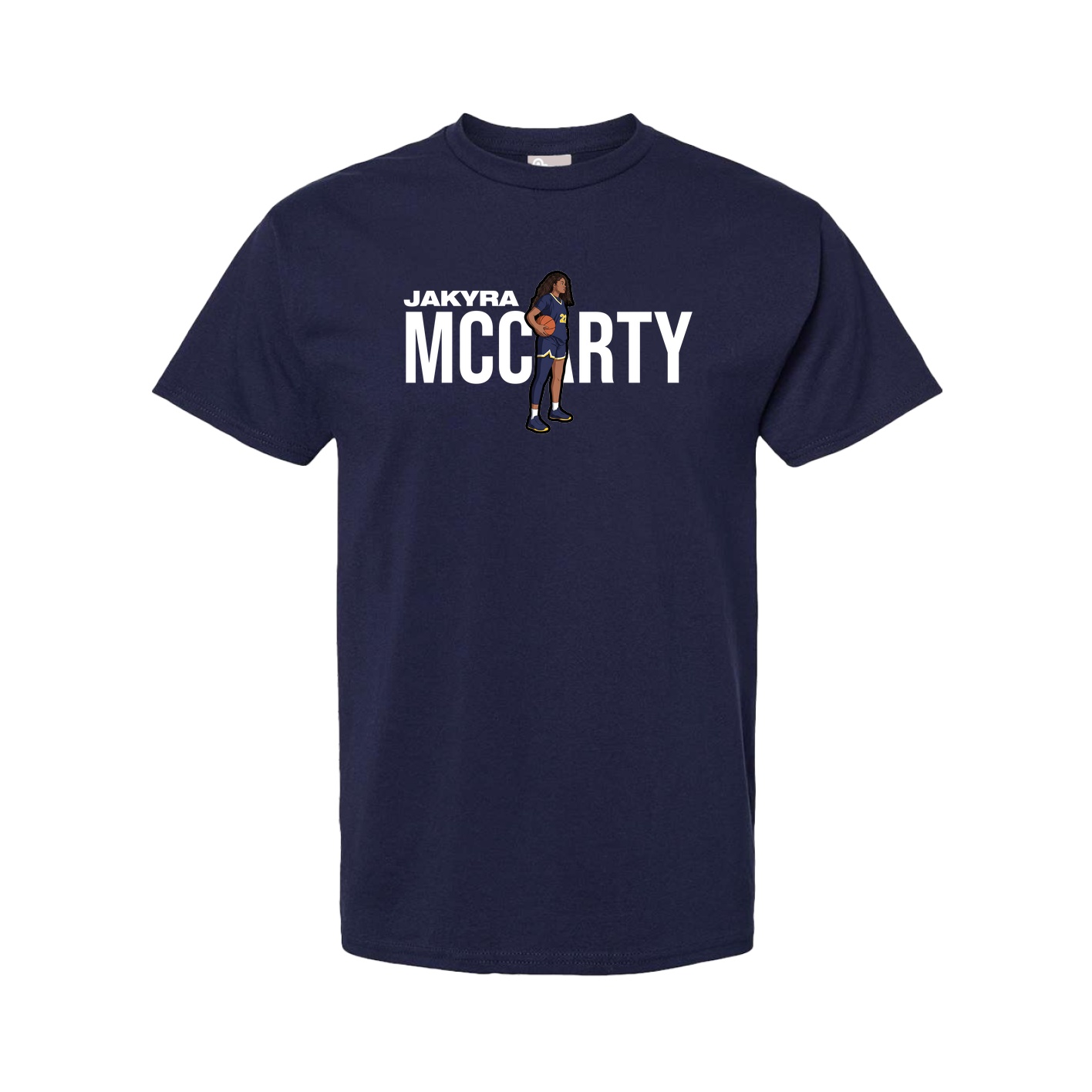 Youth Tee — Player Name in Navy