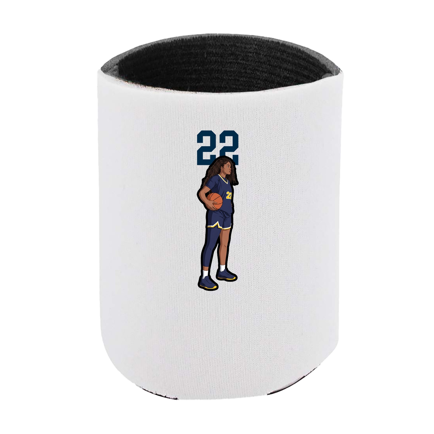 Can Holder — Number Top in White