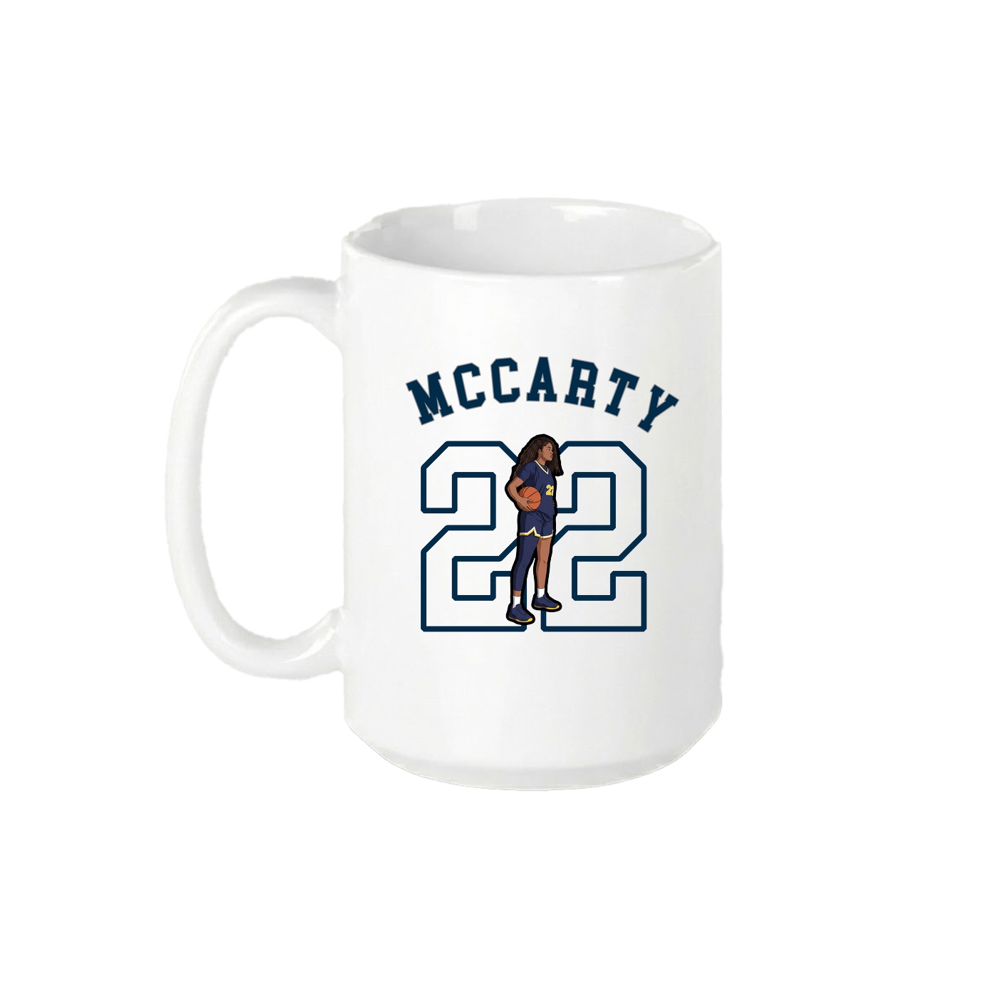 15oz Coffee Mug — Shirsey Arch in White