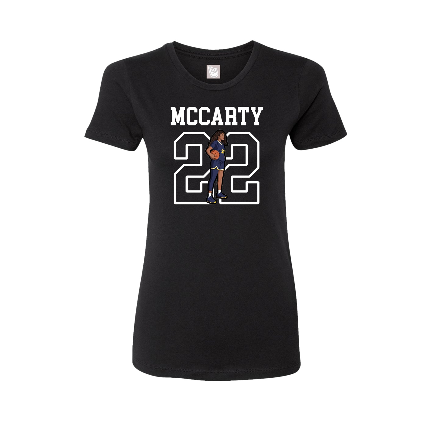 Fitted Women's Tee — Shirsey in Black