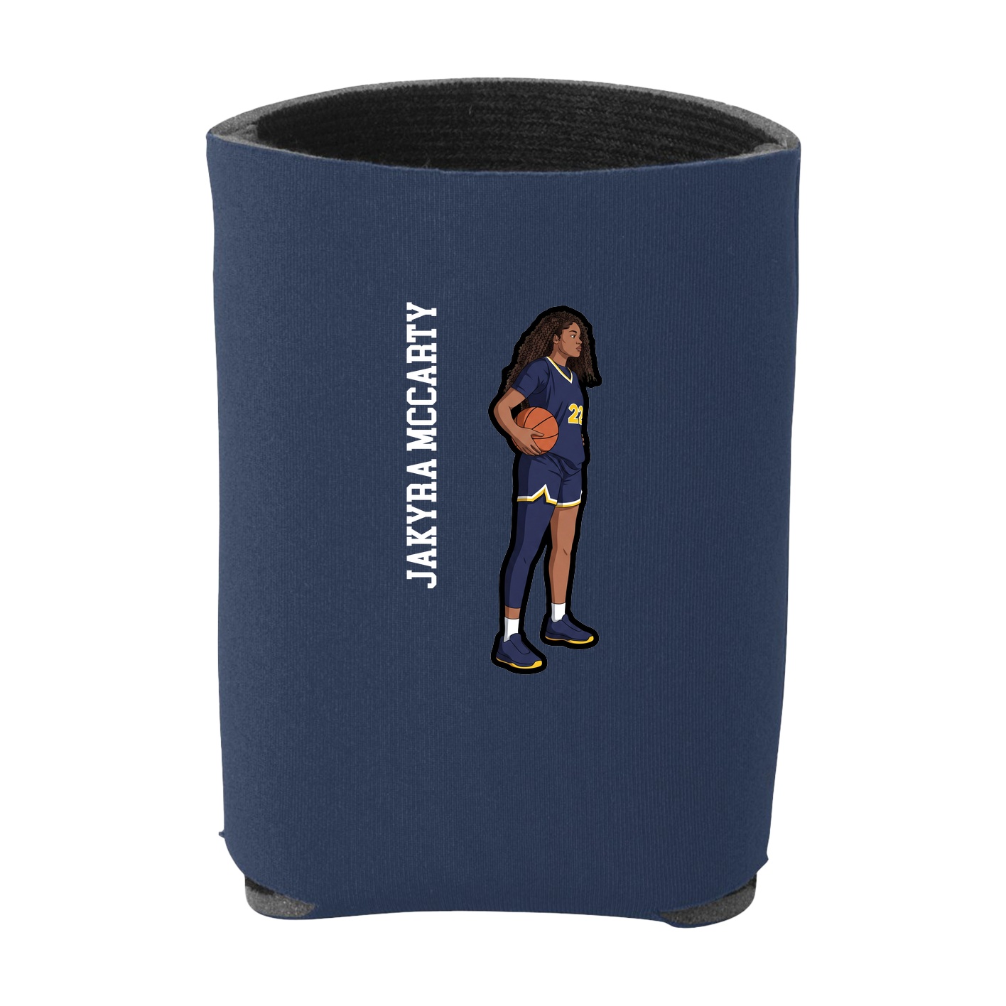 Can Holder — Name Vertical in Navy