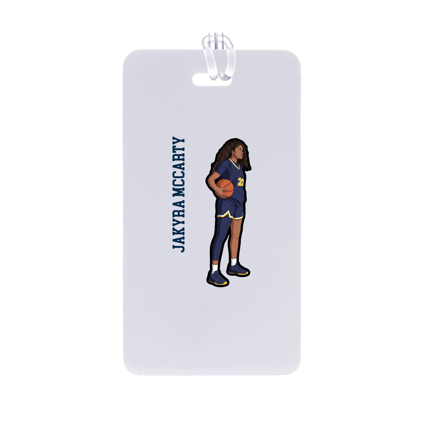 Bag Tag — Name Vertical in Classic