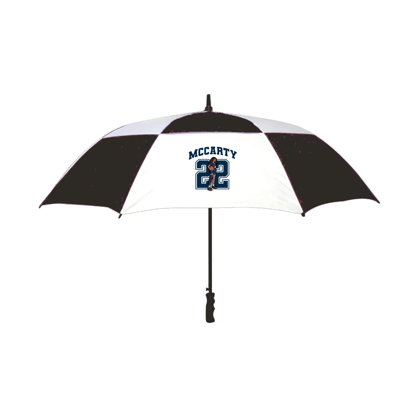 Golf Umbrella — Number in Black