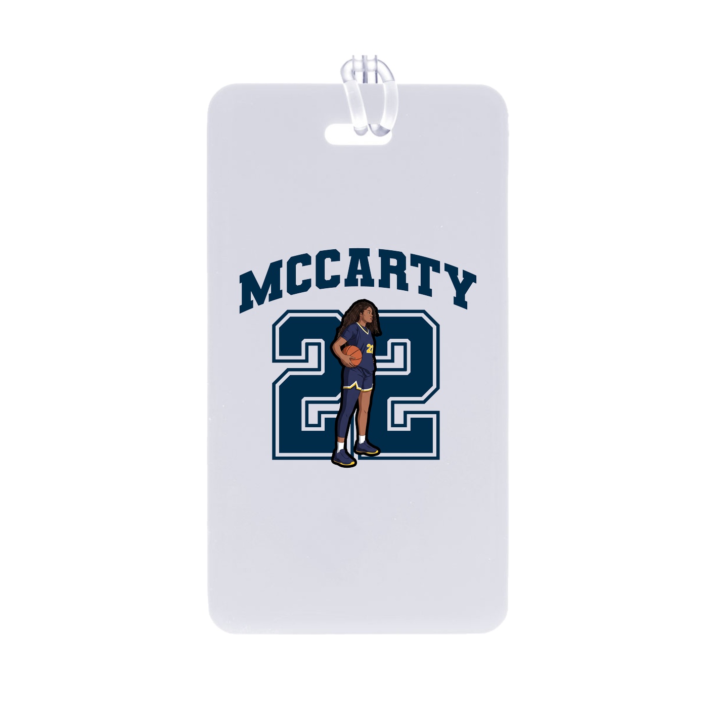 Bag Tag — Number in Classic