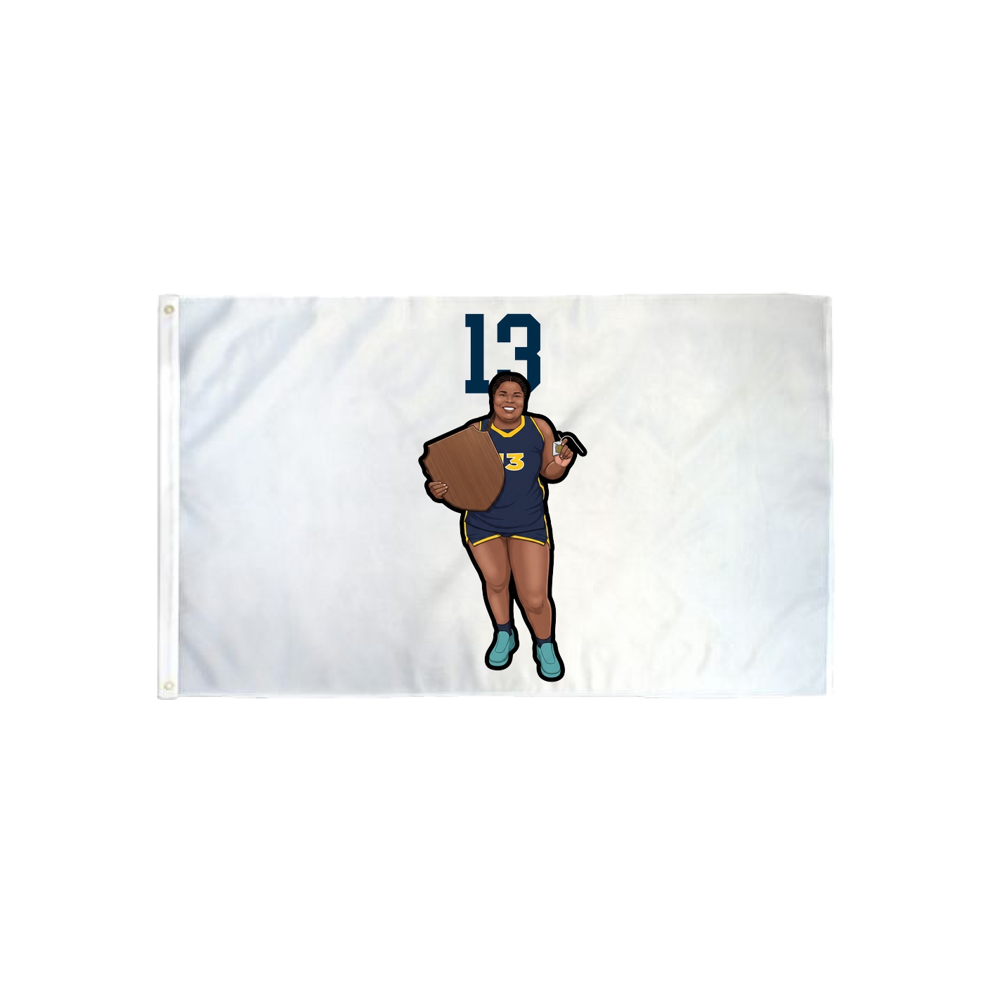 3x5 Flag — Number Top in Classic