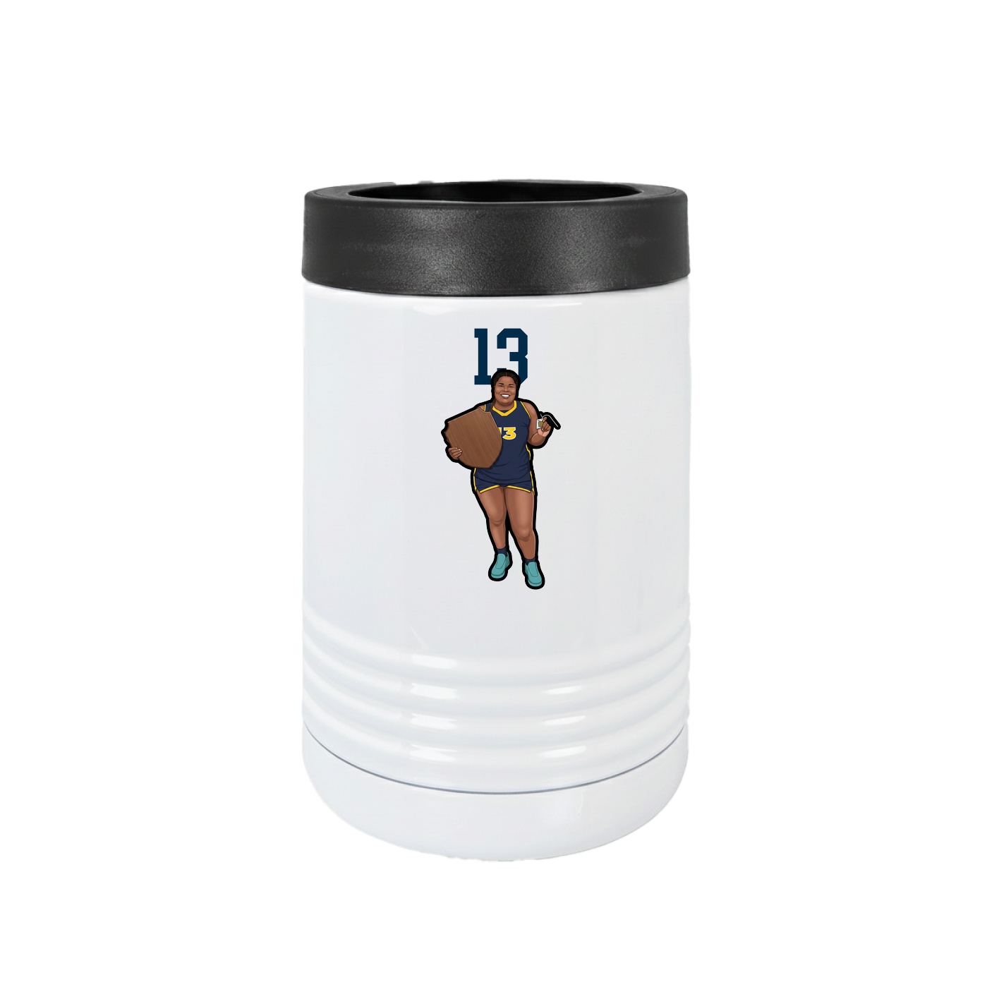 Beverage Holder — Number Top in White