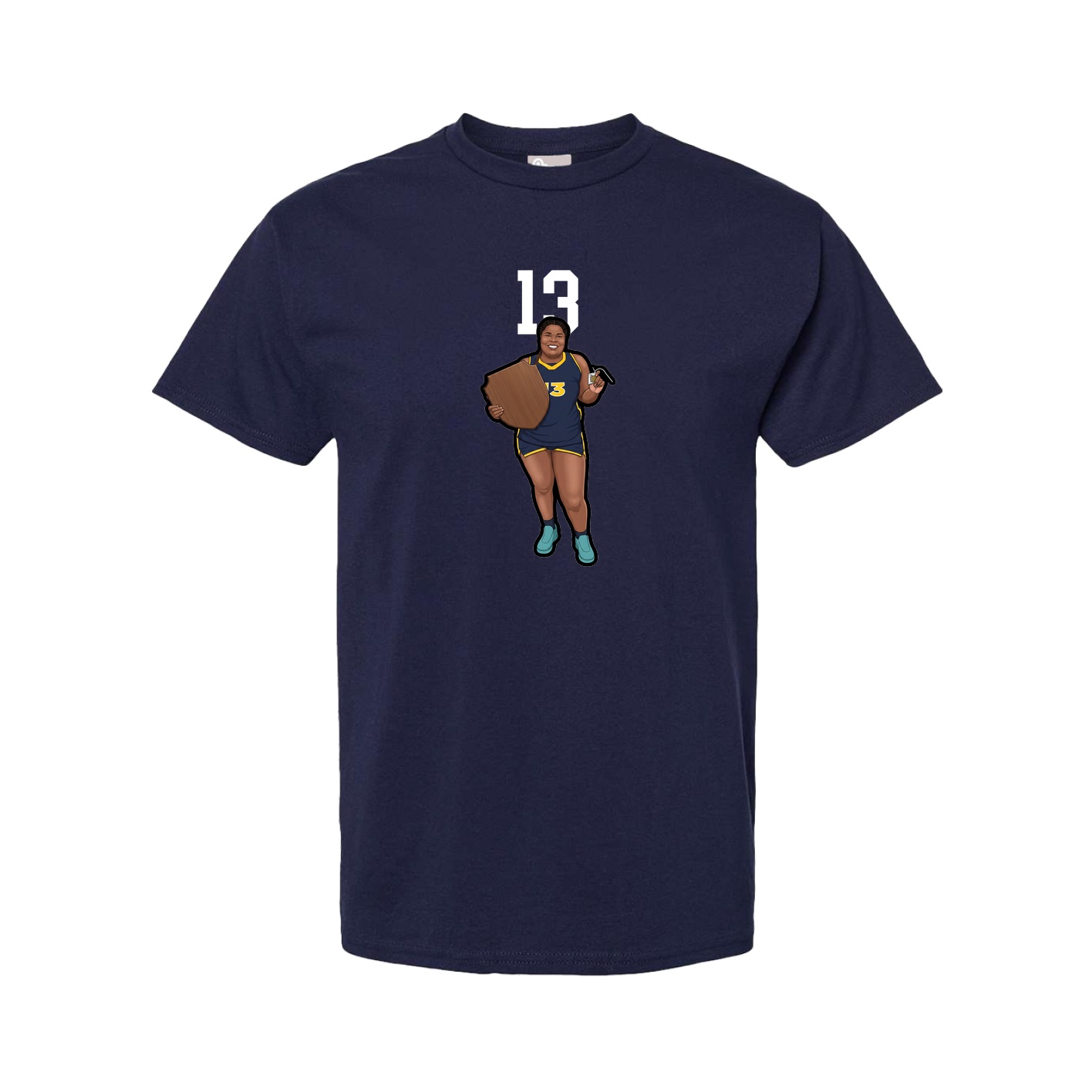 Youth Tee — Number Top in Navy
