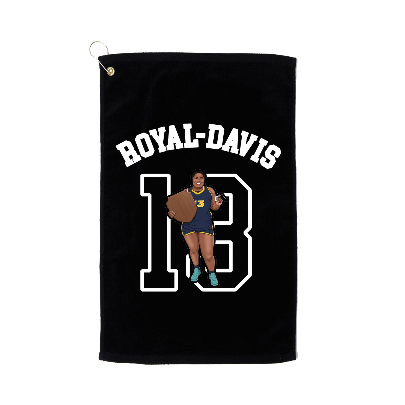 Golf Towel — Shirsey Arch in Black