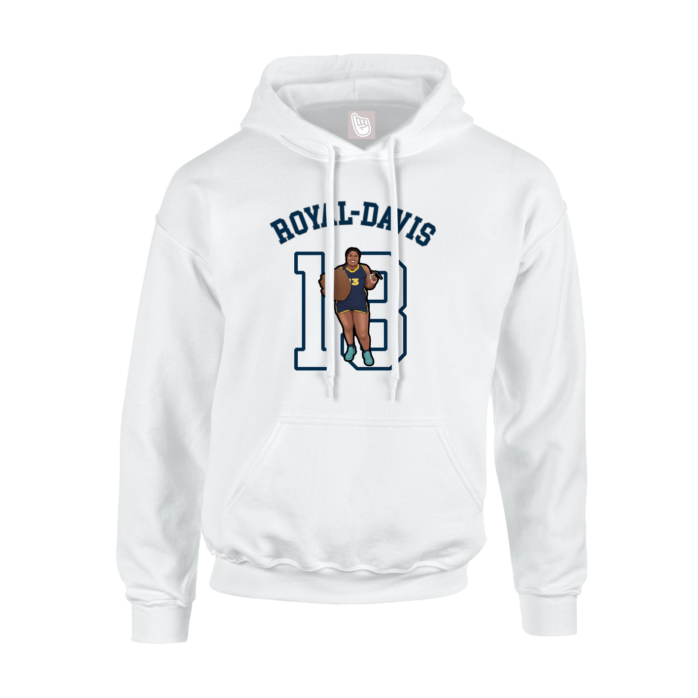 Youth Hoodie — Shirsey Arch in White