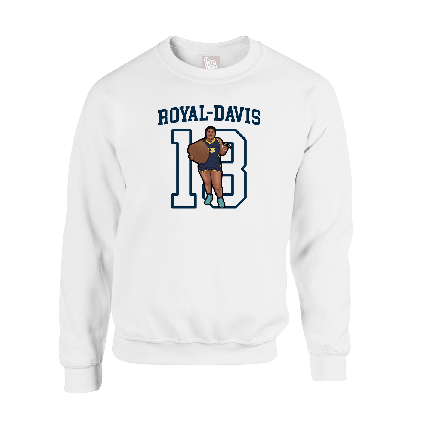 Fleece Crew — Shirsey in White