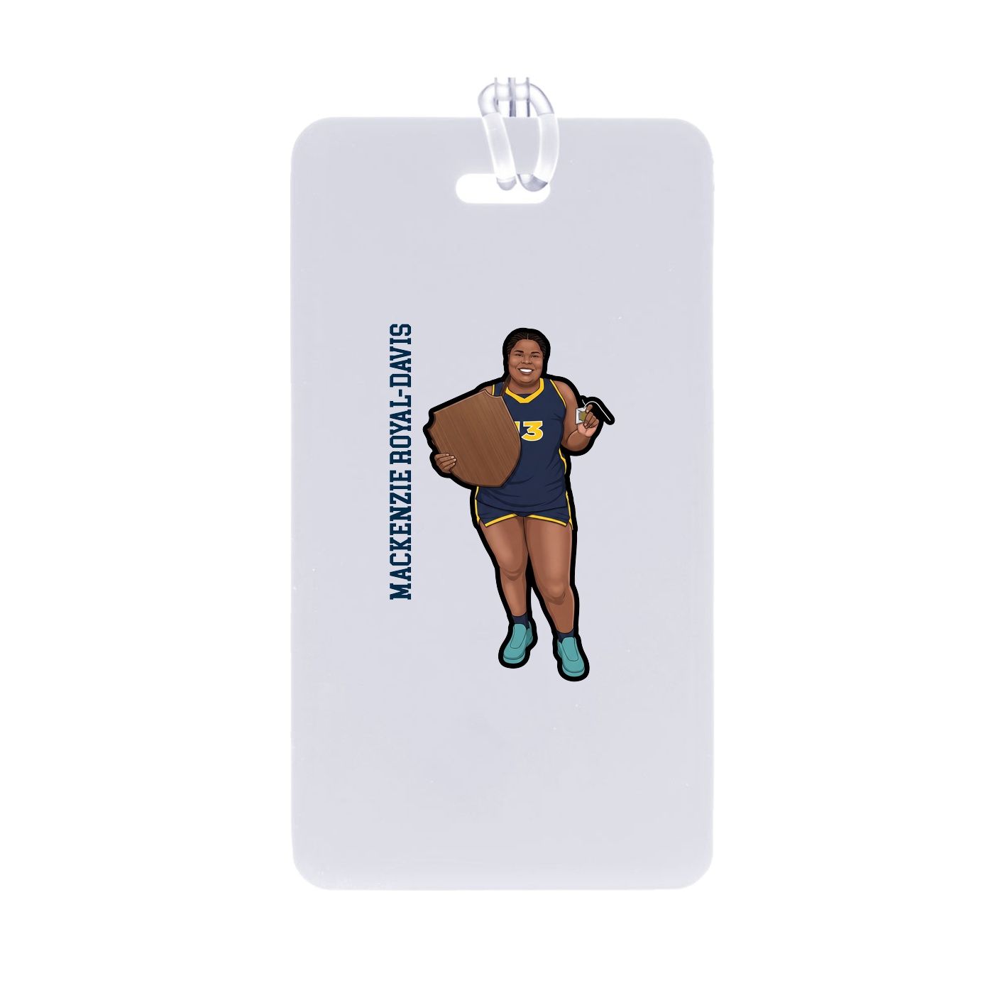 Bag Tag — Name Vertical in Classic