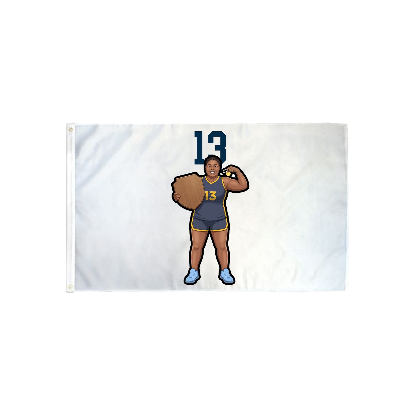 3x5 Flag — Number Top in Classic