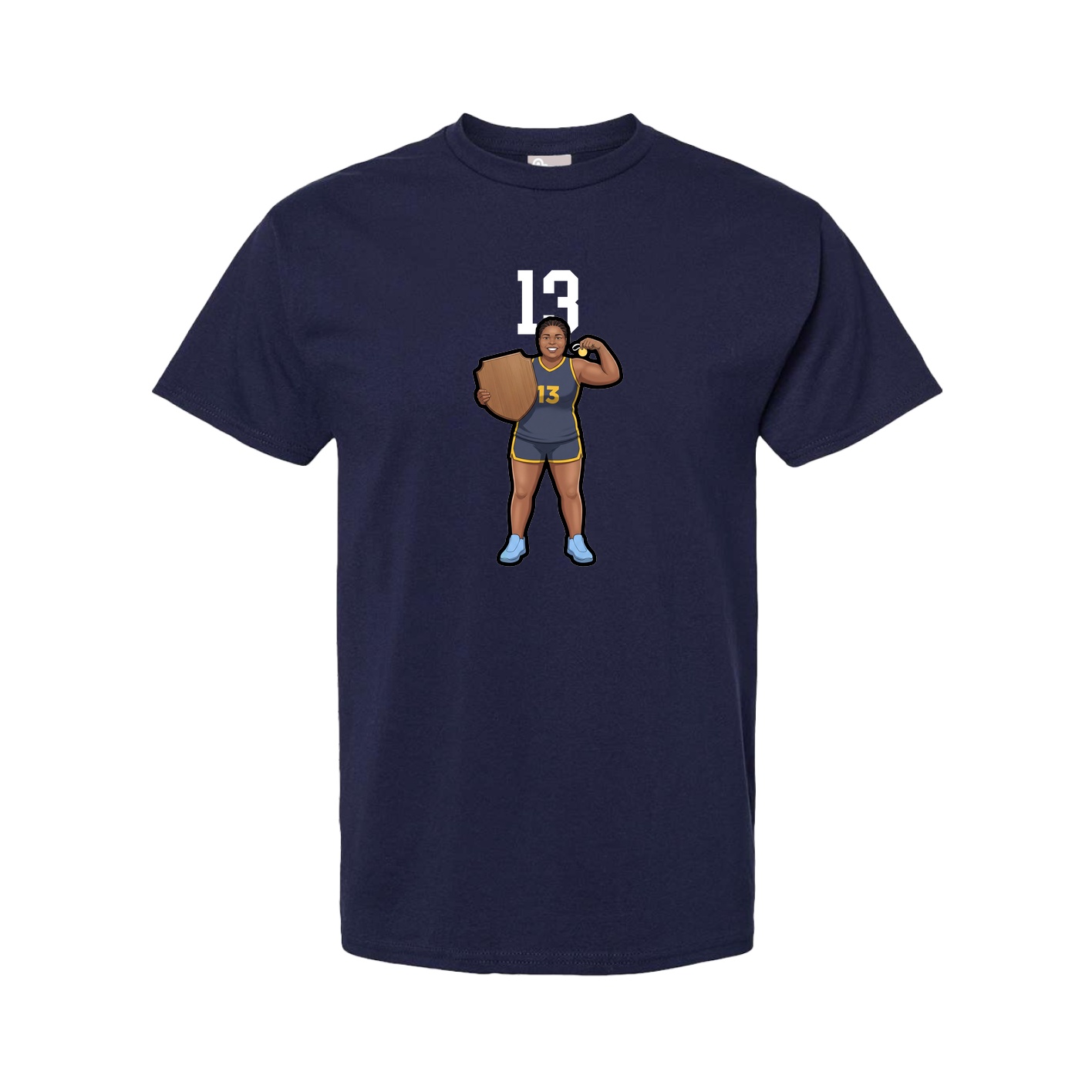 Tee — Number Top in Navy