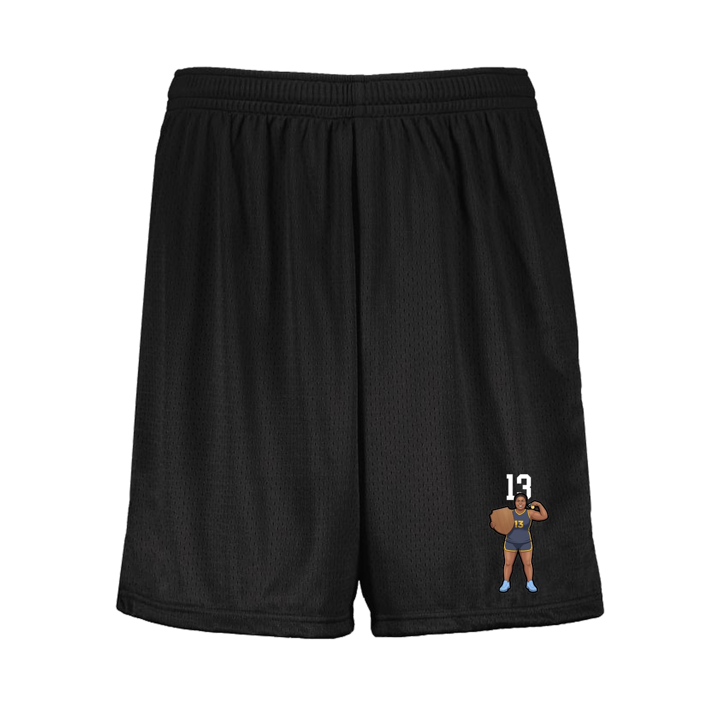 Shorts — Number Top in Black