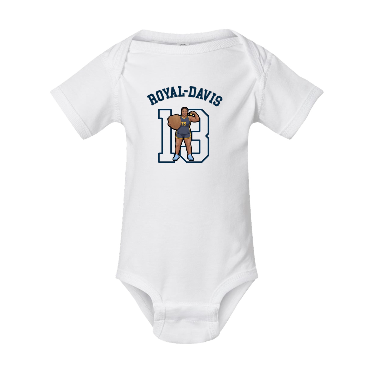 Baby Onesie — Shirsey Arch in White