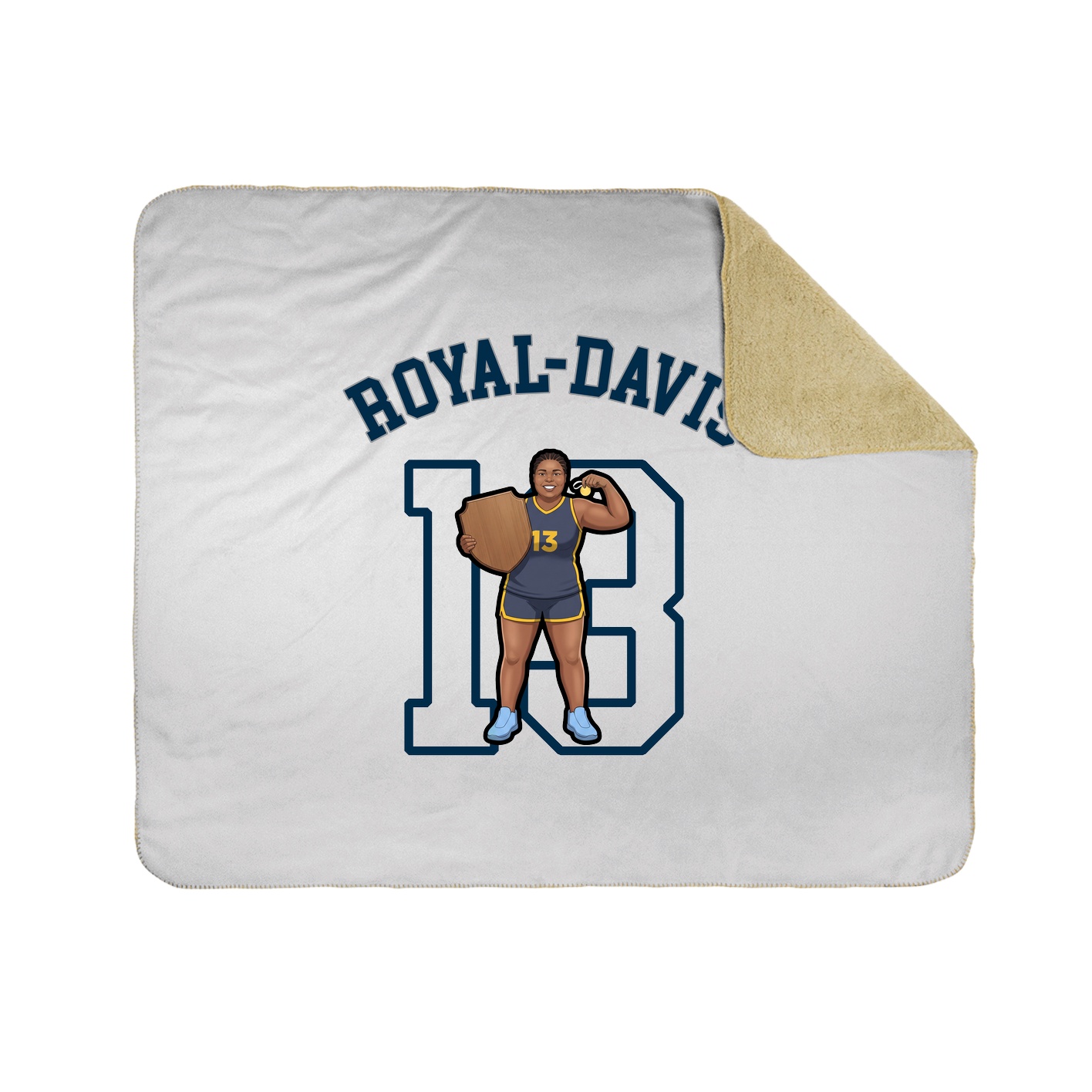 Throw Blanket — Shirsey Arch in White