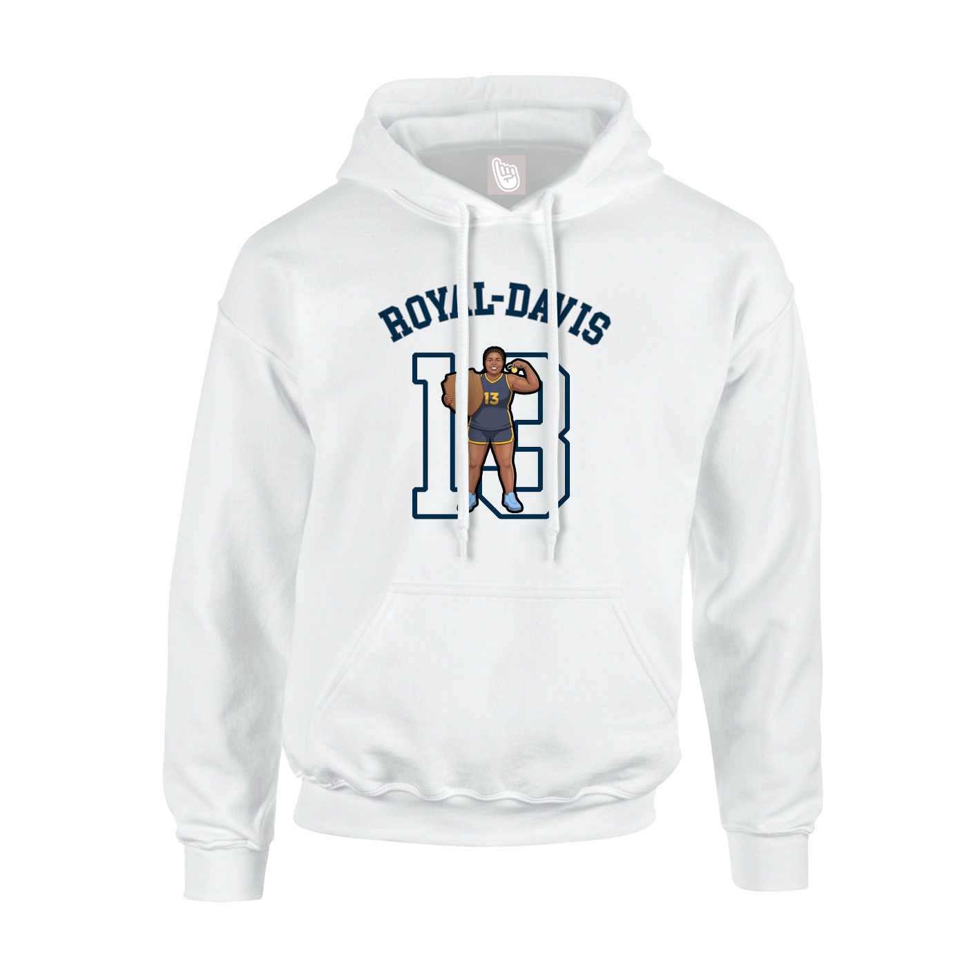 Youth Hoodie — Shirsey Arch in White