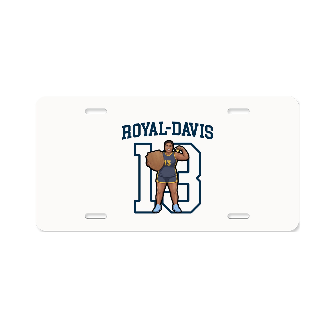 License Plate — Shirsey in Classic