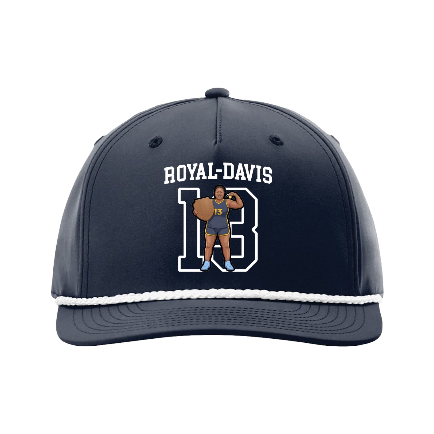 Five-Panel Classic Rope Cap — Shirsey in Navy