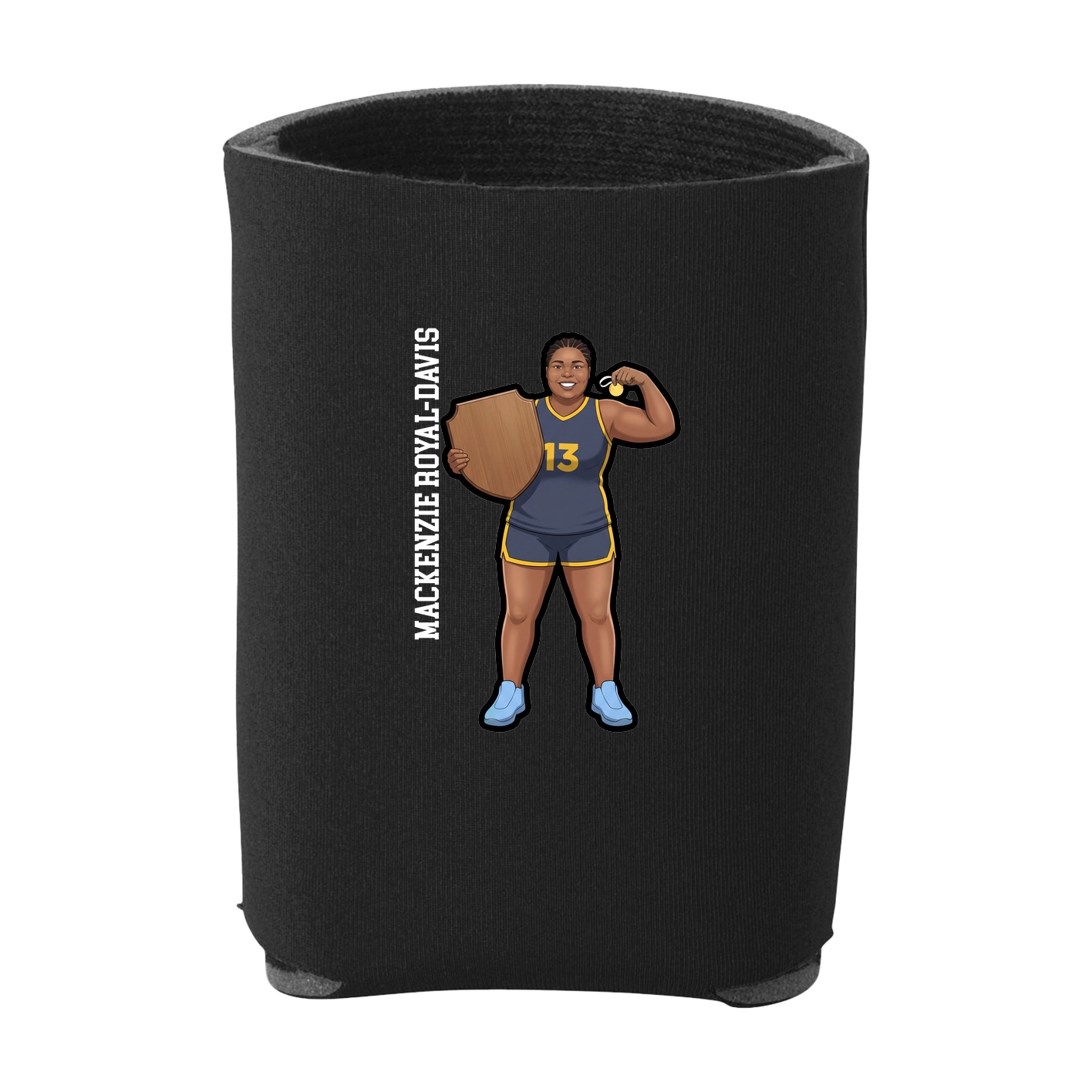 Can Holder — Name Vertical in Black