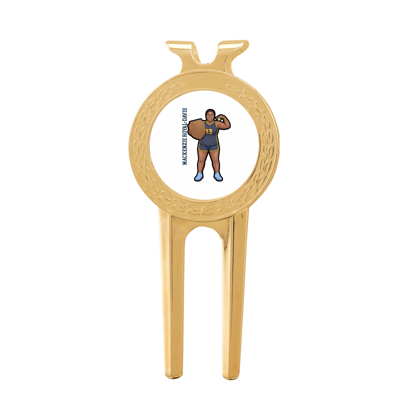 Divot Tool with Ball Marker — Name Vertical in Classic