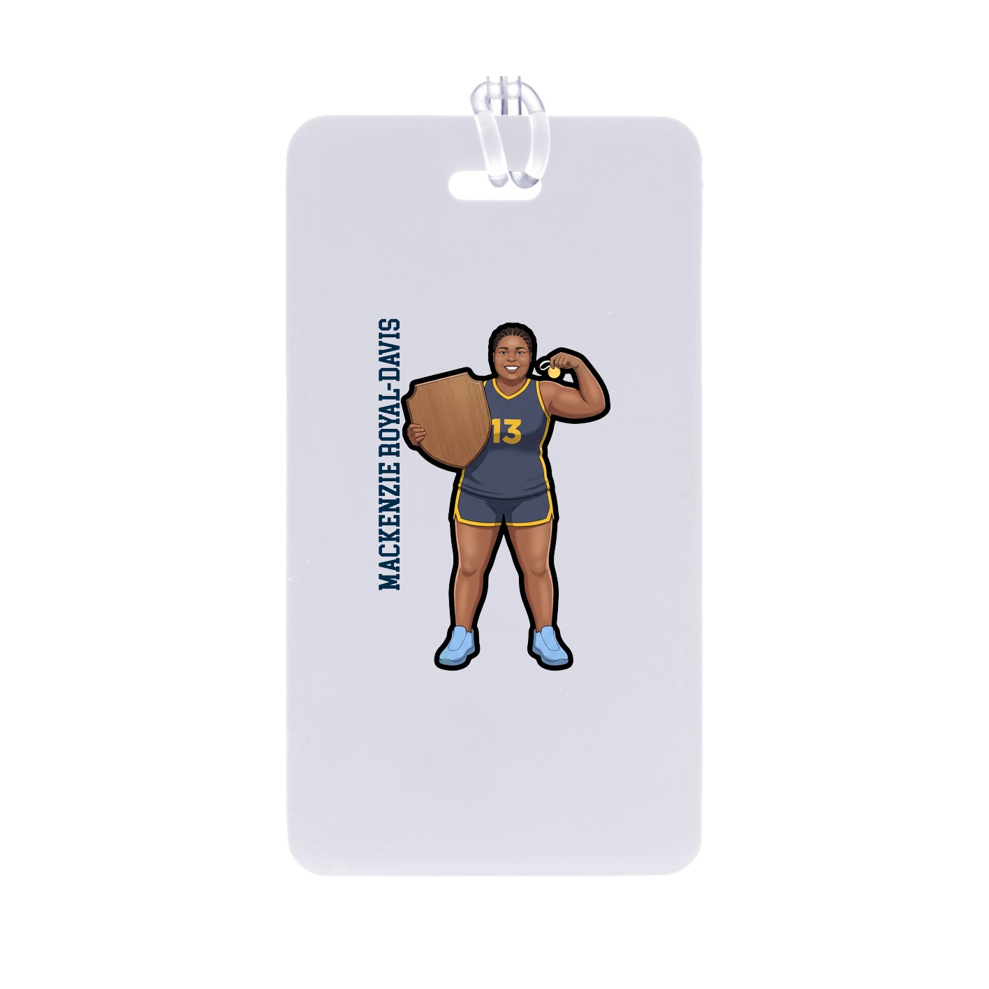Bag Tag — Name Vertical in Classic