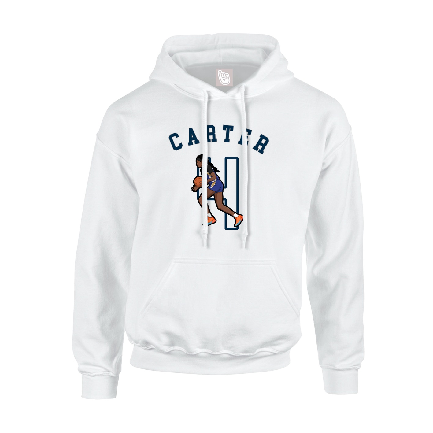 Hoodie — Shirsey Arch in White