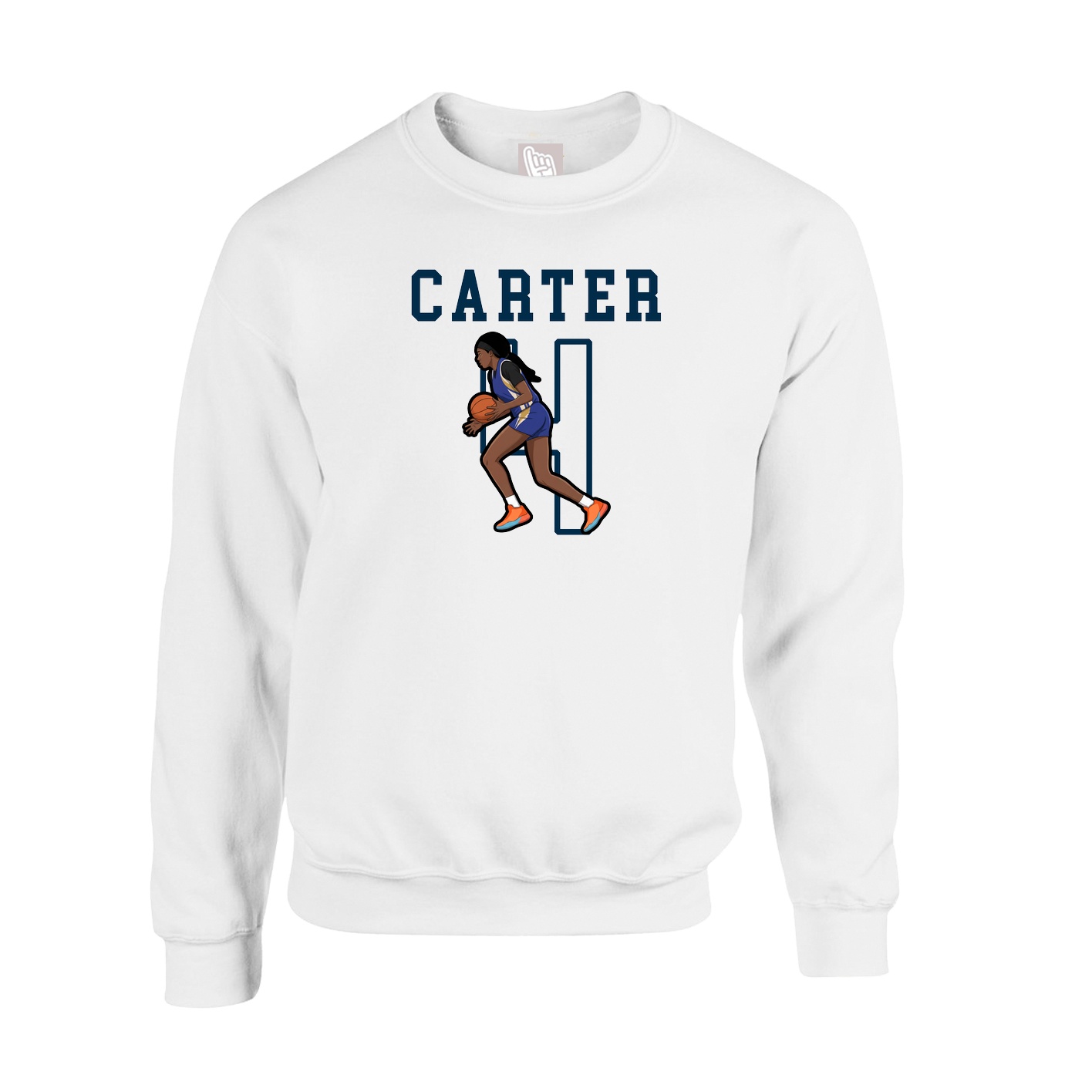 Fleece Crew — Shirsey in White