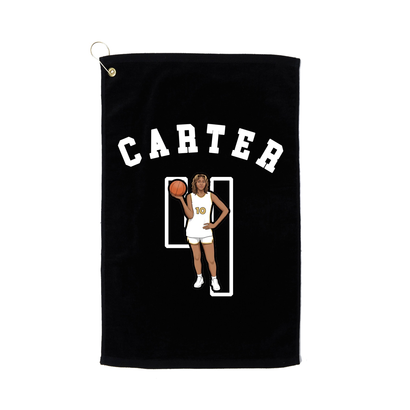 Golf Towel — Shirsey Arch in Black