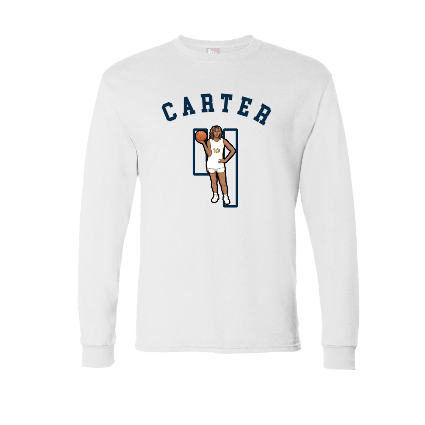 Long Sleeve Tee — Shirsey Arch in White