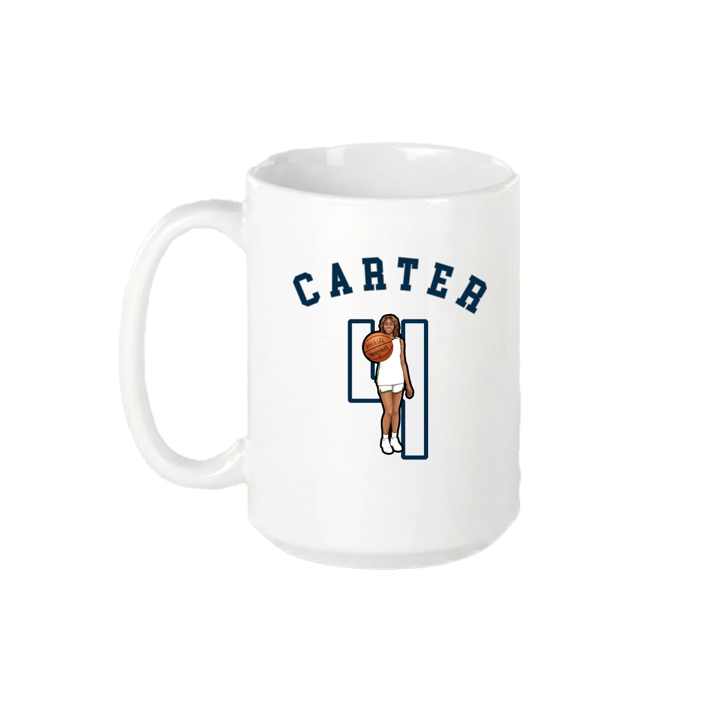 15oz Coffee Mug — Shirsey Arch in White