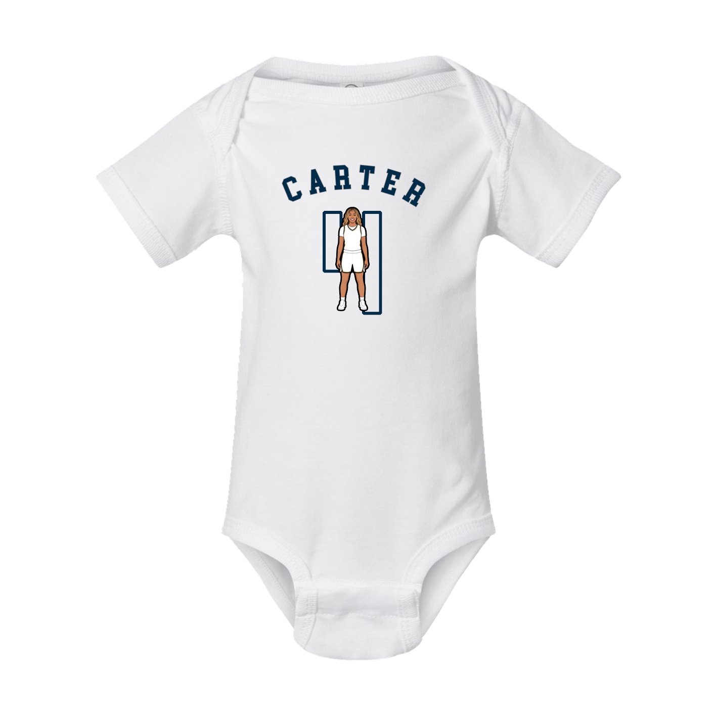 Baby Onesie — Shirsey Arch in White