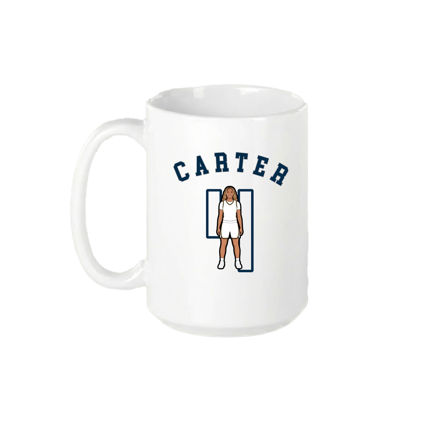 15oz Coffee Mug — Shirsey Arch in White