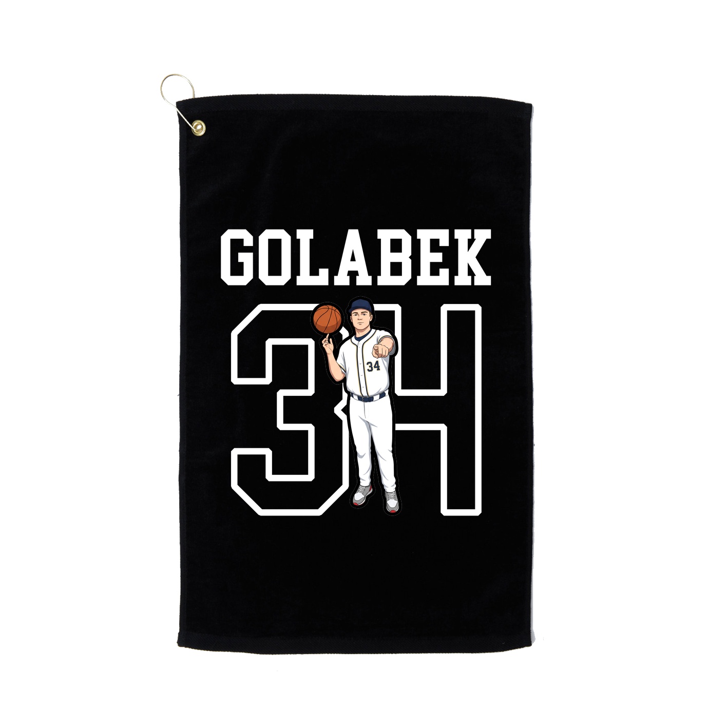 Golf Towel — Shirsey in Black