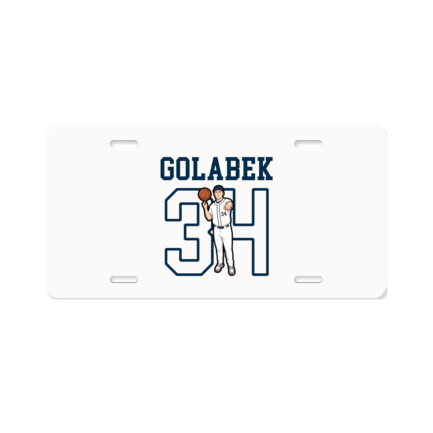 License Plate — Shirsey in Classic