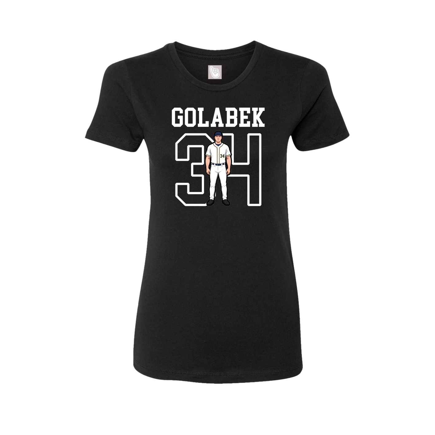 Fitted Women's Tee — Shirsey in Black