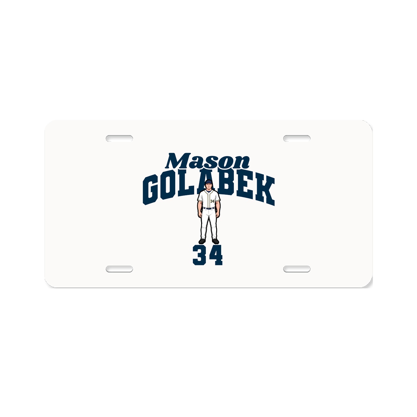 License Plate — Signature Arch in Classic
