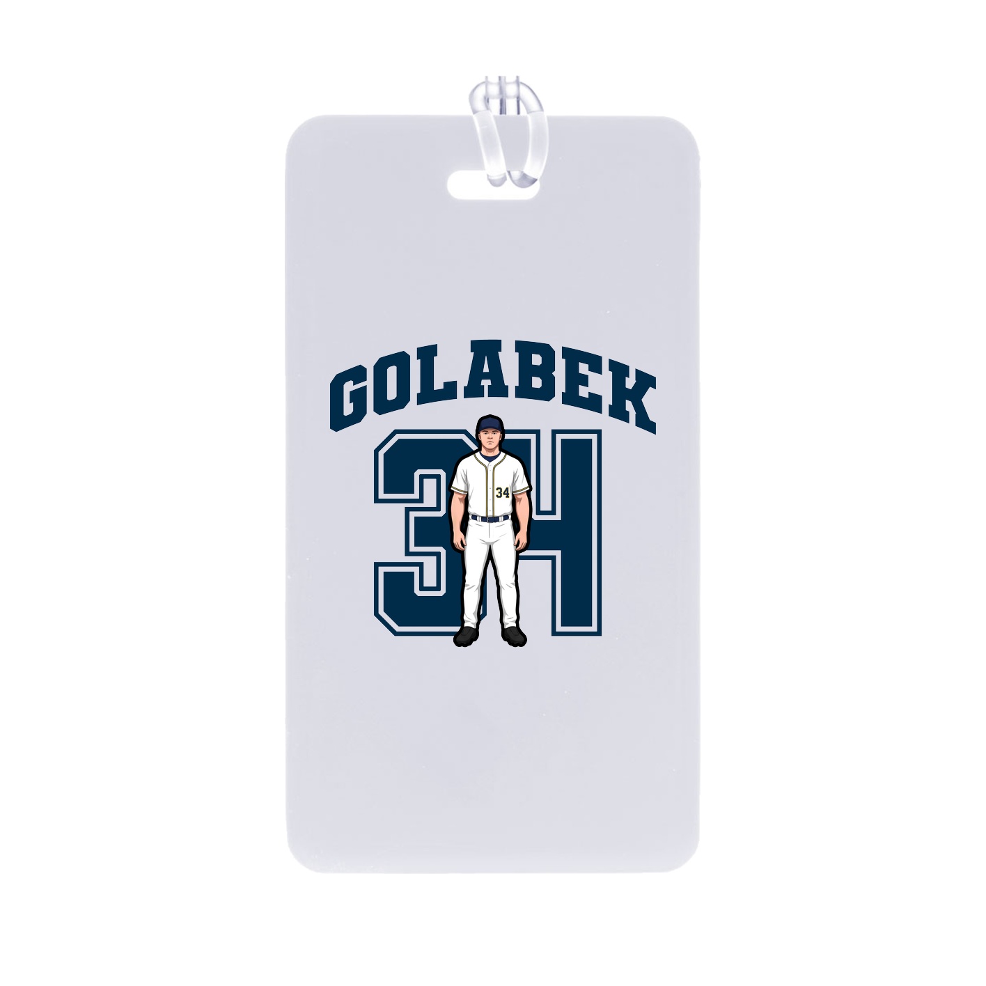 Bag Tag — Number in Classic