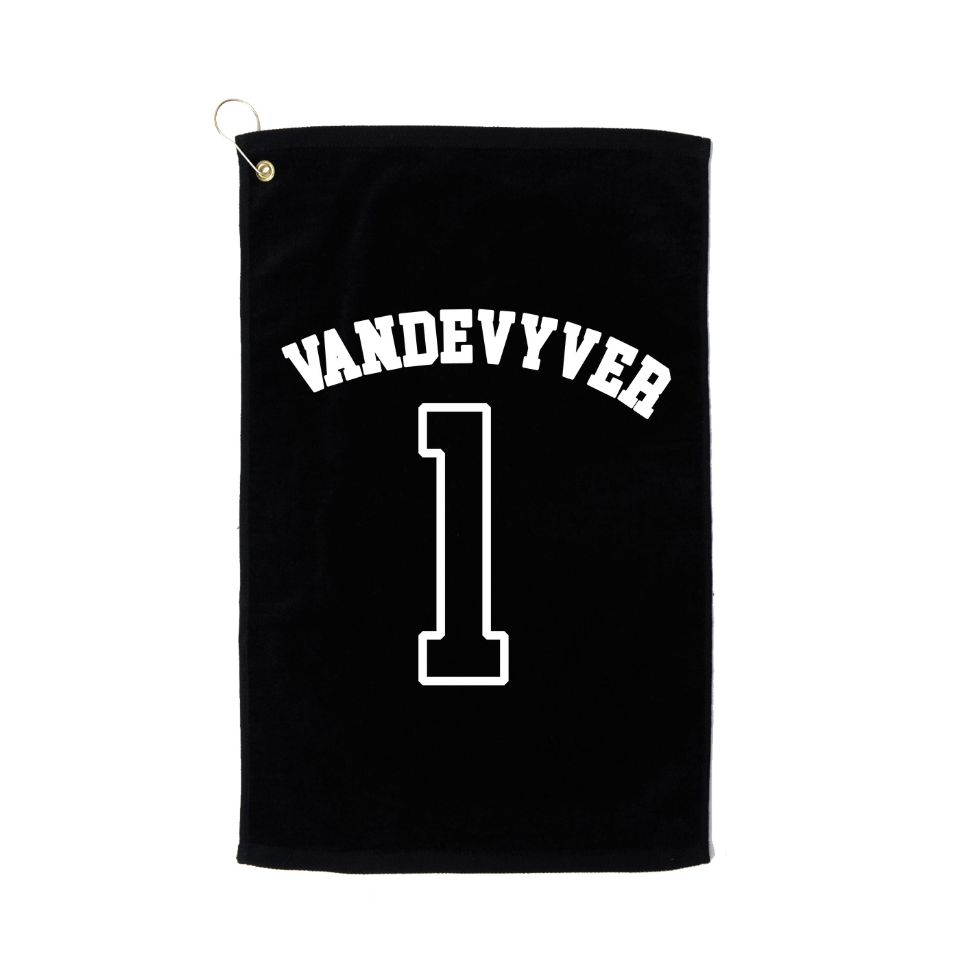 Golf Towel — Shirsey Arch in Black