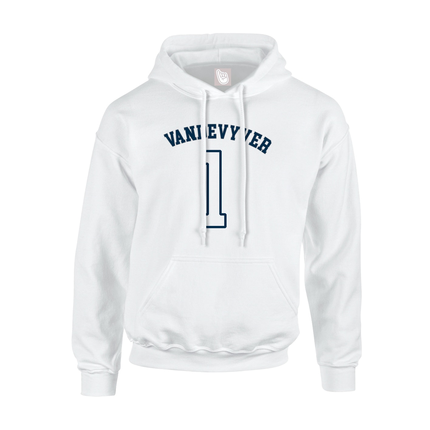 Hoodie — Shirsey Arch in White